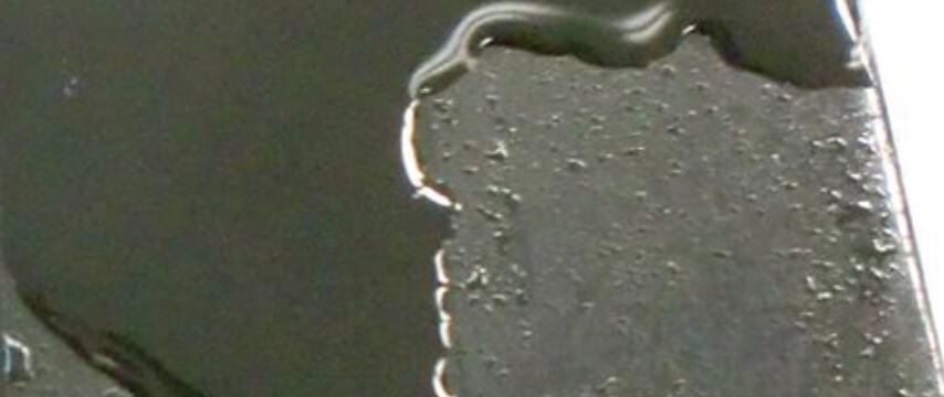 ガラスコートNANO 水をかけた様子